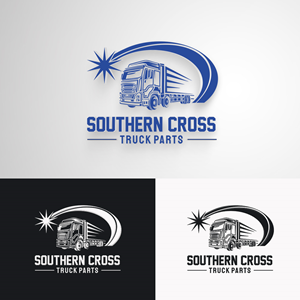 Logo Design by teddy_sign for Southern Cross Truck Parts | Design: #35613378