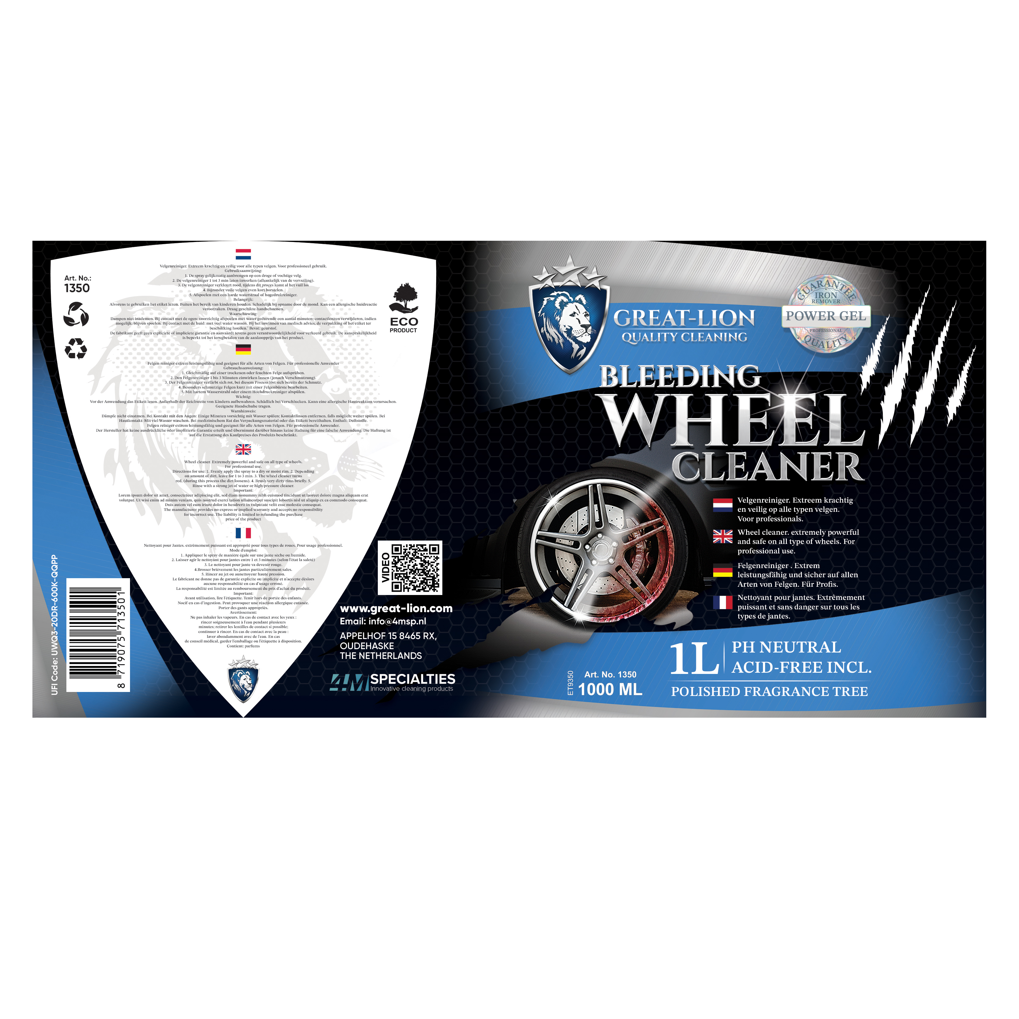 Label Design by Jose Lopez ( Verified Pro Designer ) for 4M Specialties | Design #35644354