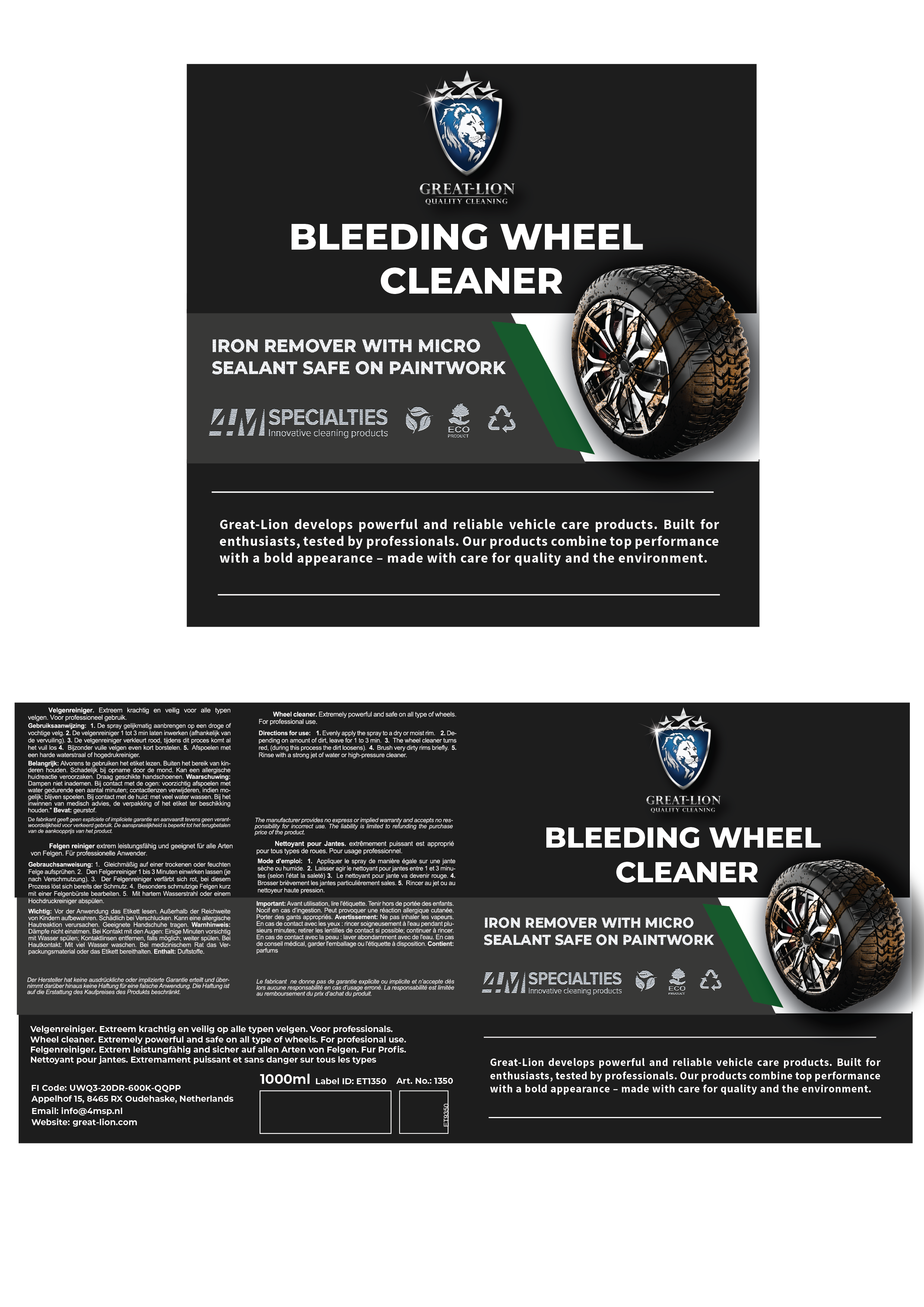 Label Design by LauraIonita for 4M Specialties | Design #35719720