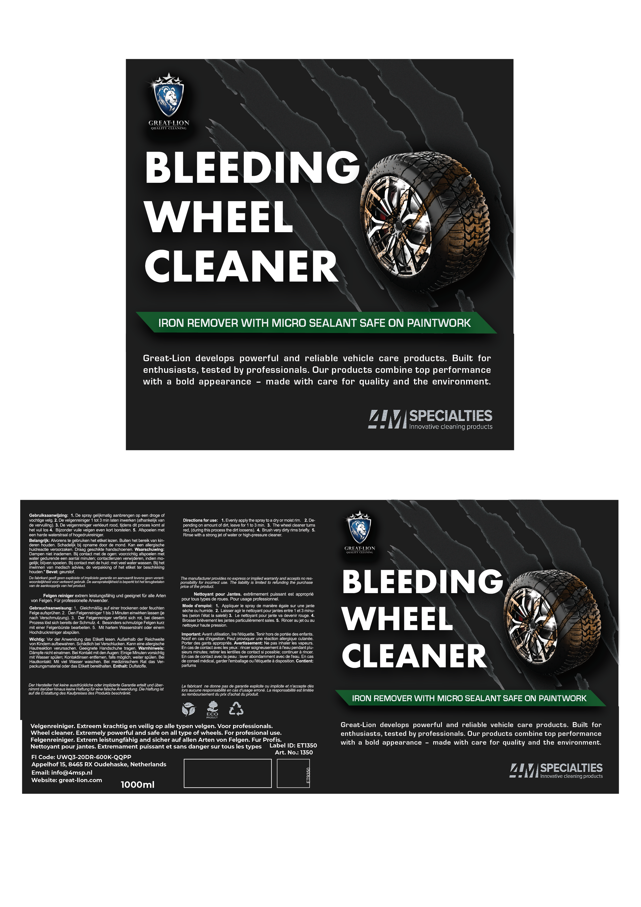 Label Design by LauraIonita for 4M Specialties | Design #35725669