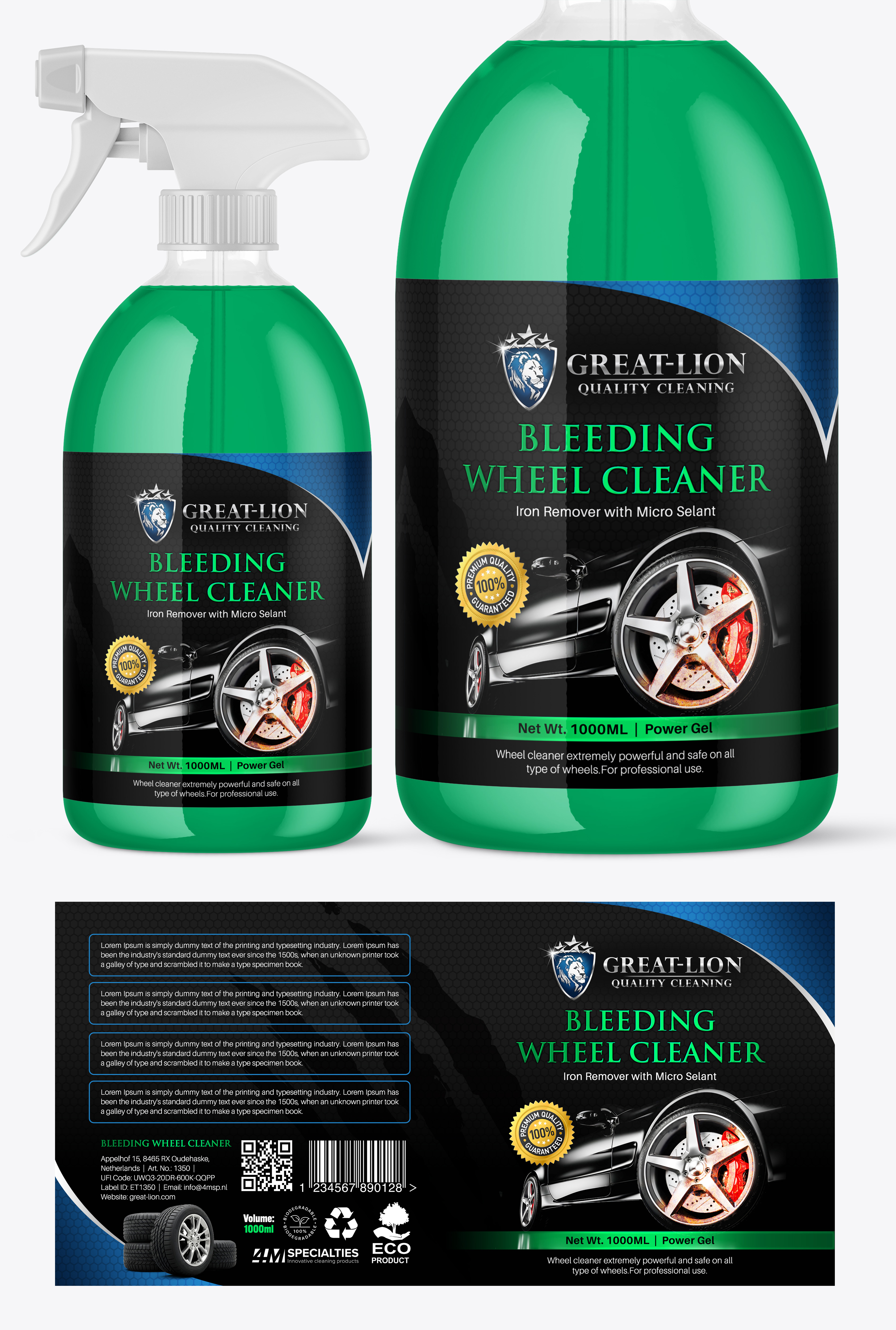 Diseño de Etiqueta por SAI DESIGNS para 4M Specialties | Diseño #35719010