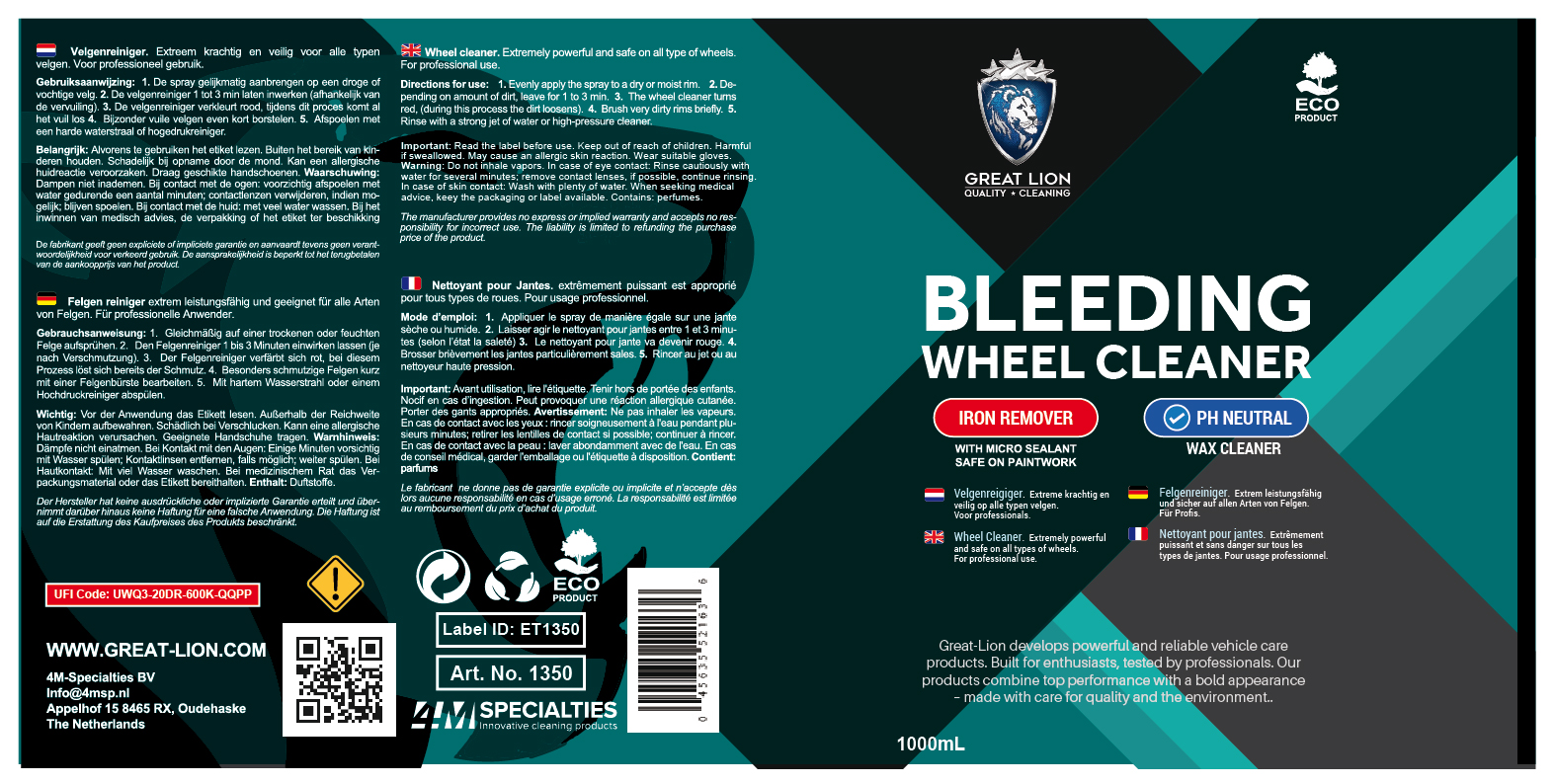 Label Design by Javelin Studio for 4M Specialties | Design #35680066