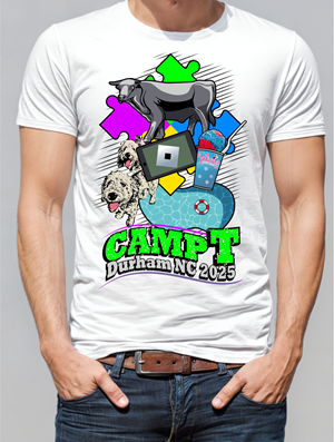 Family t-shirts for an annual vacation we have nicknamed “Camp T”