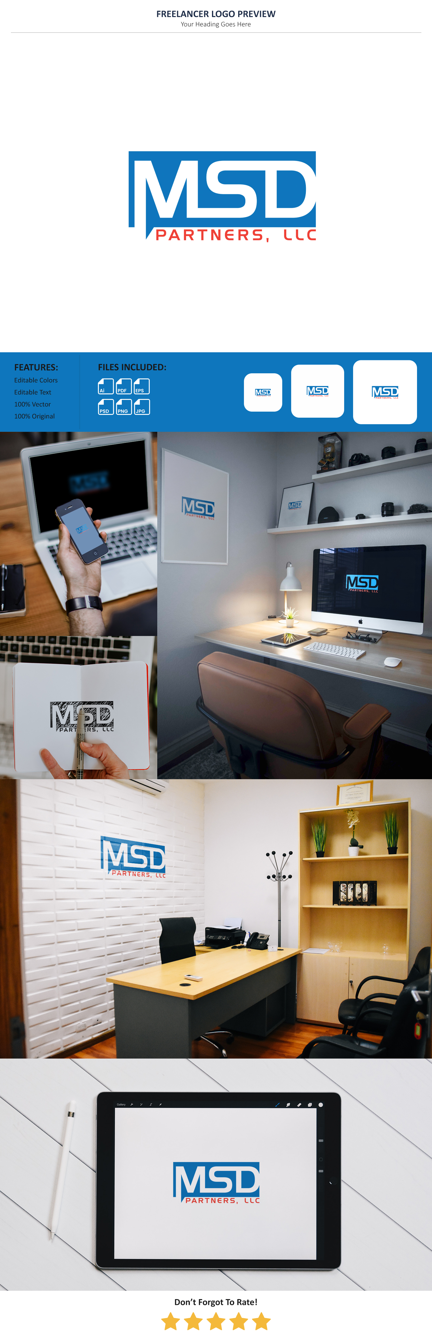 Logo Design by VectorForge for Market Street Development, LLC | Design #35641262