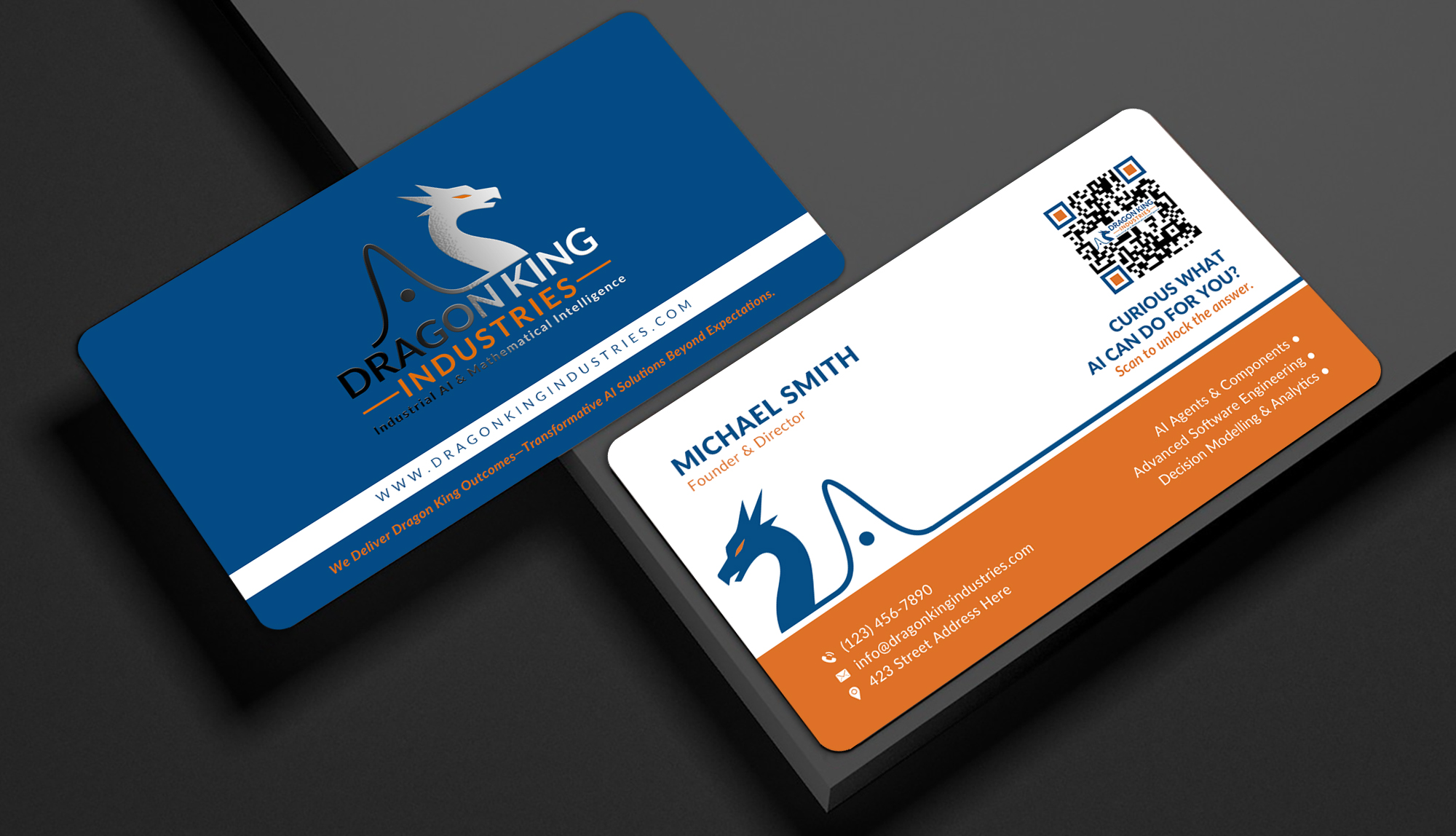 Design de Carte de Visite par Sun Moon Graphic Designer pour Dragon King Industries | Design #35632692