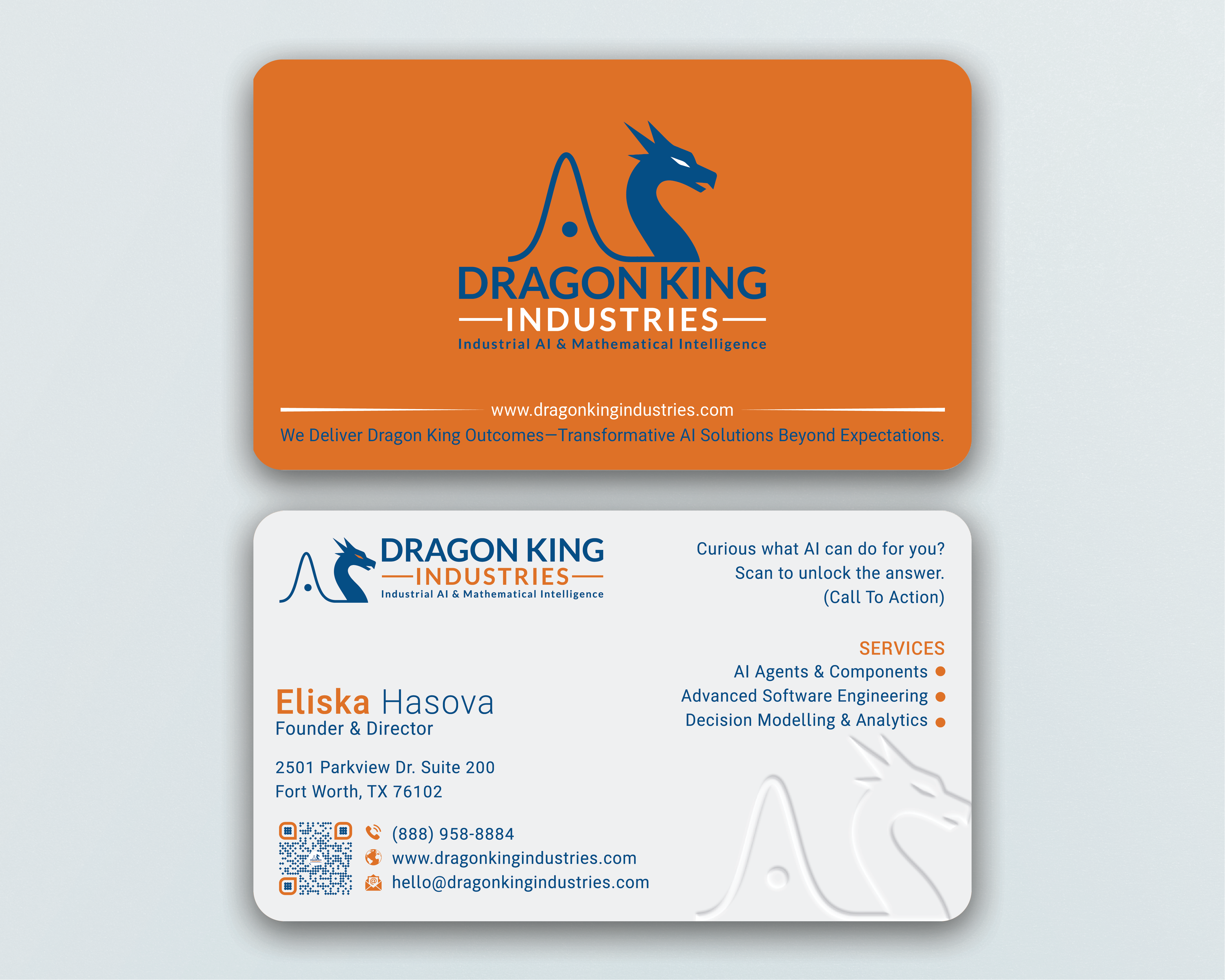 Visitenkarten-Design von DesignerShahadat für Dragon King Industries | Design #35635656