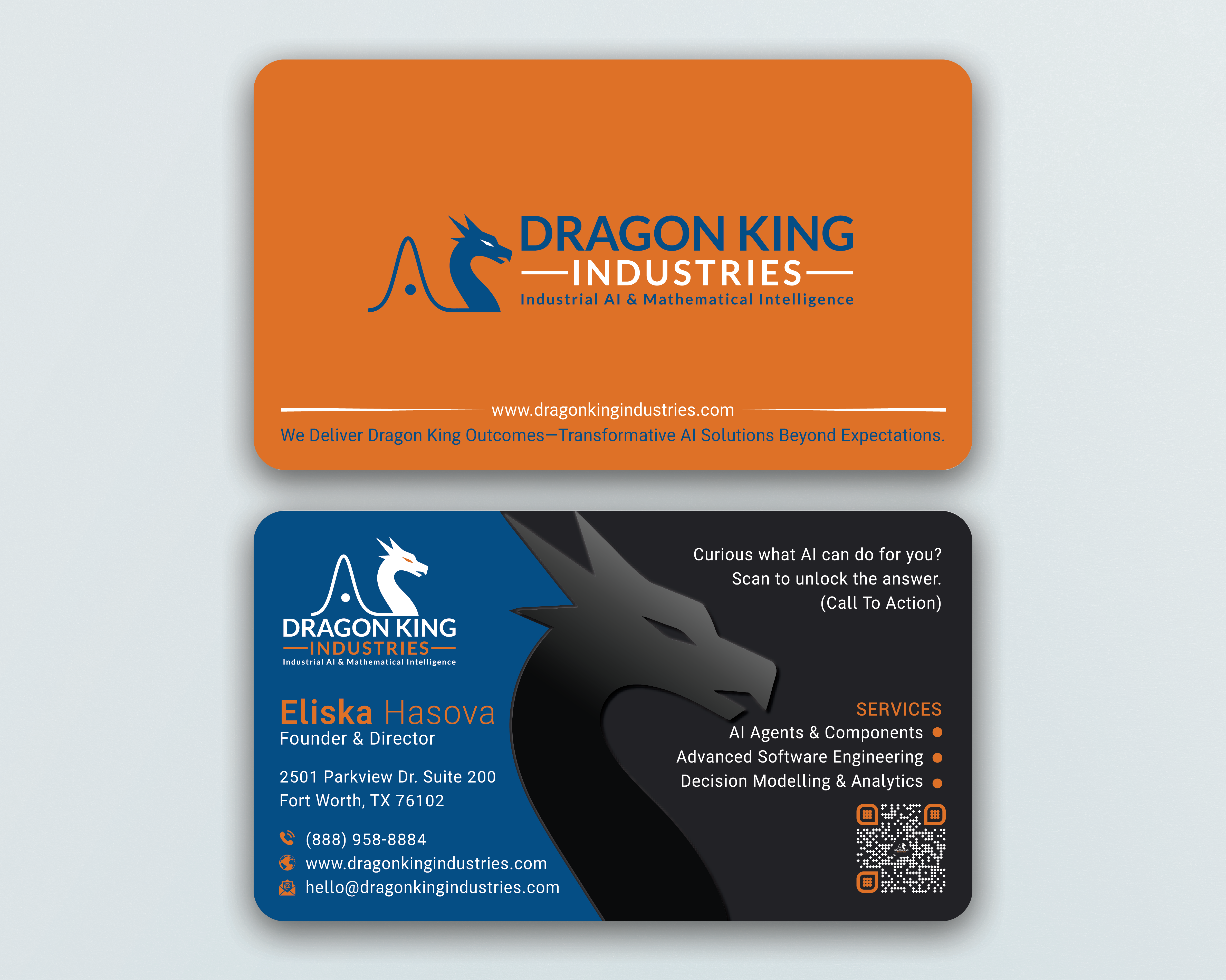 Visitenkarten-Design von DesignerShahadat für Dragon King Industries | Design #35636138