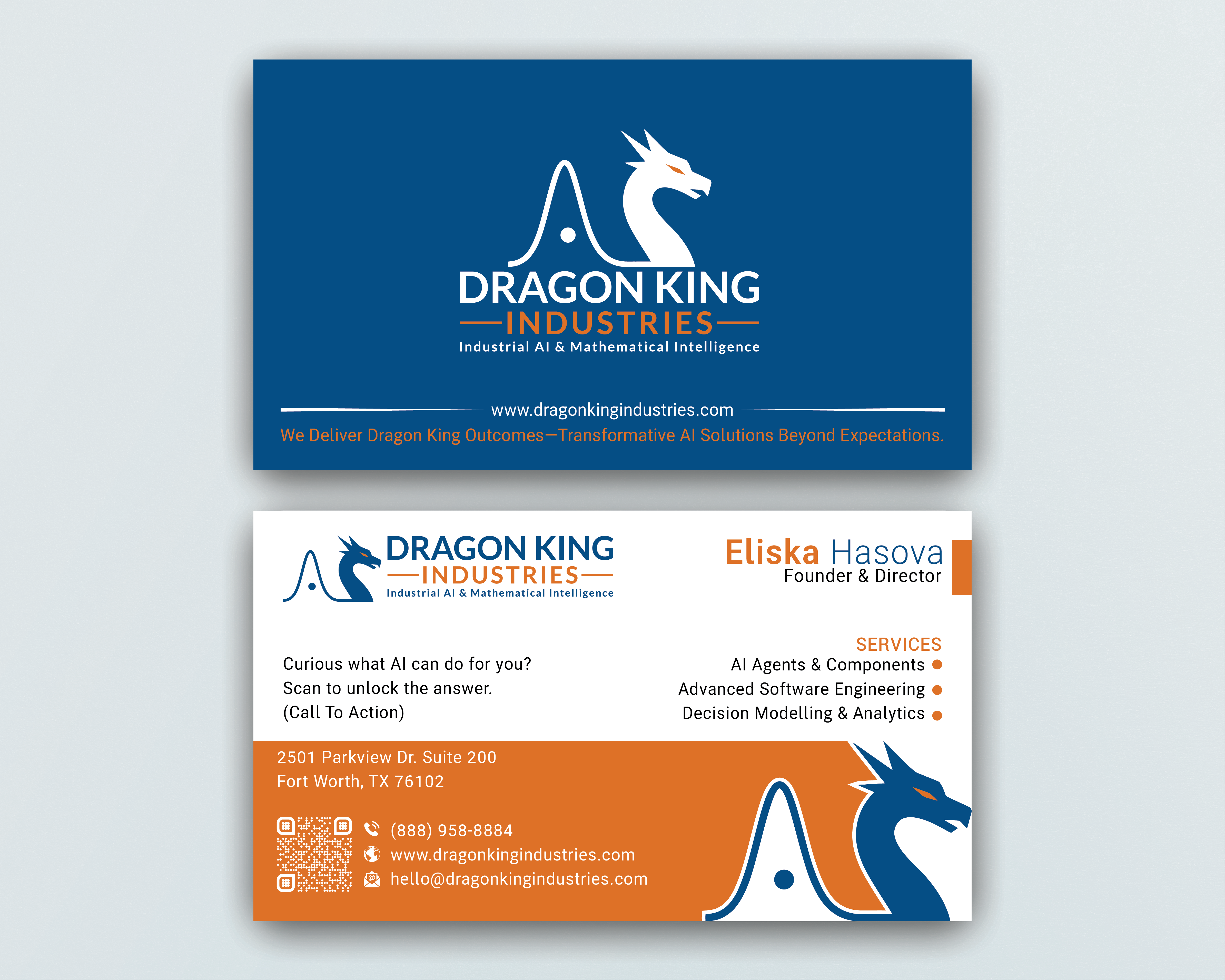 Visitenkarten-Design von DesignerShahadat für Dragon King Industries | Design #35636185