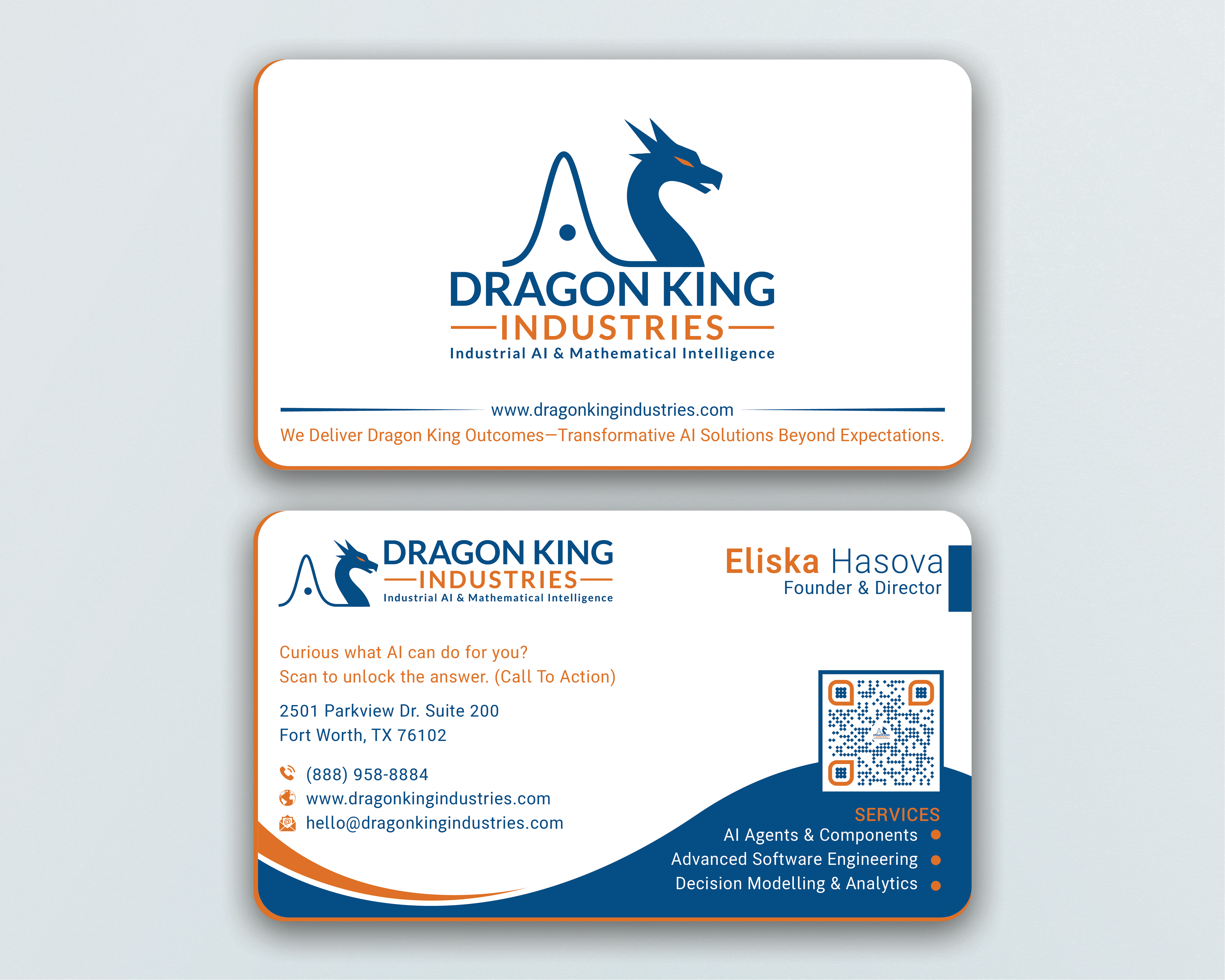 Visitenkarten-Design von DesignerShahadat für Dragon King Industries | Design #35636199