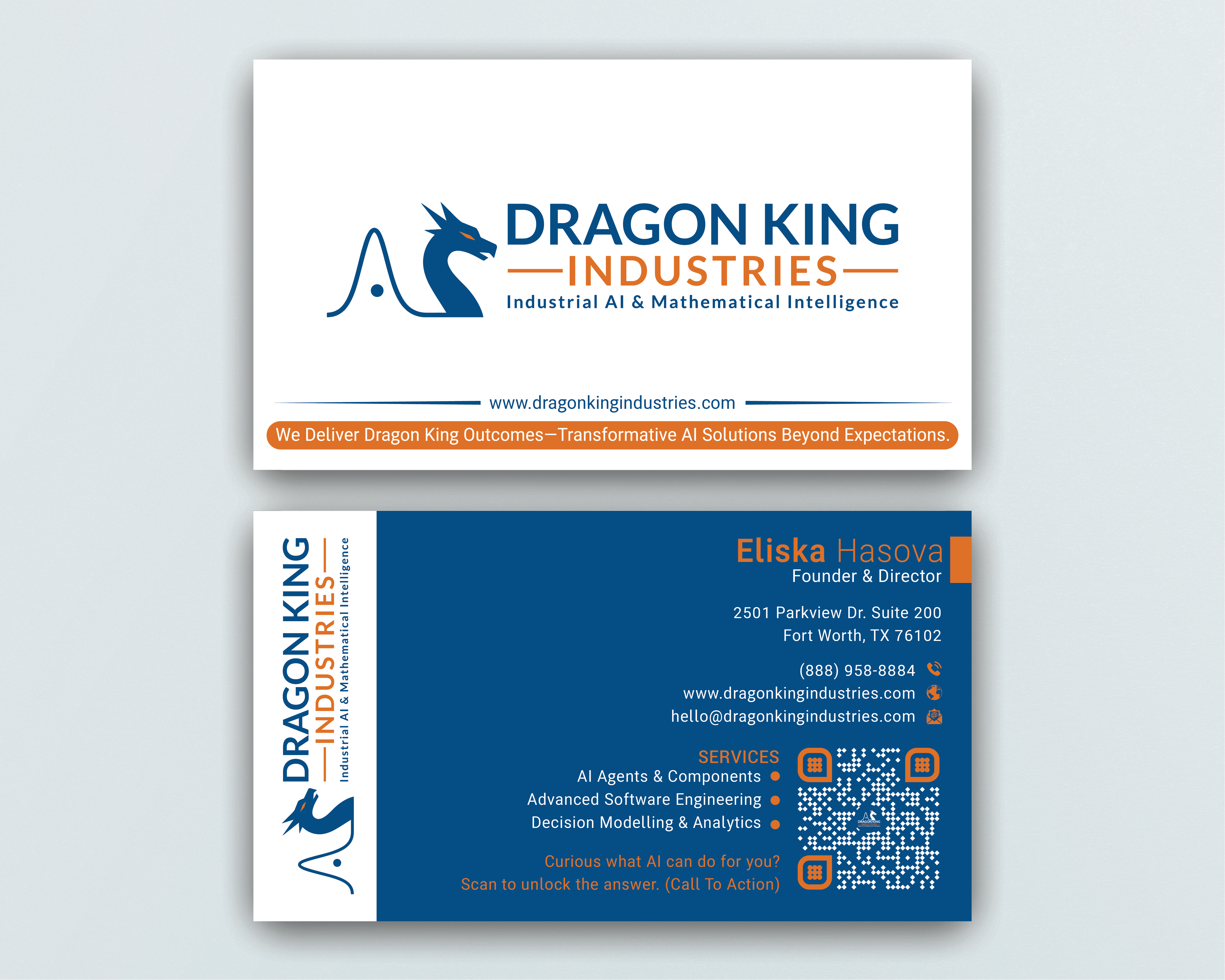 Business Card Design by DesignerShahadat for Dragon King Industries | Design #35636799
