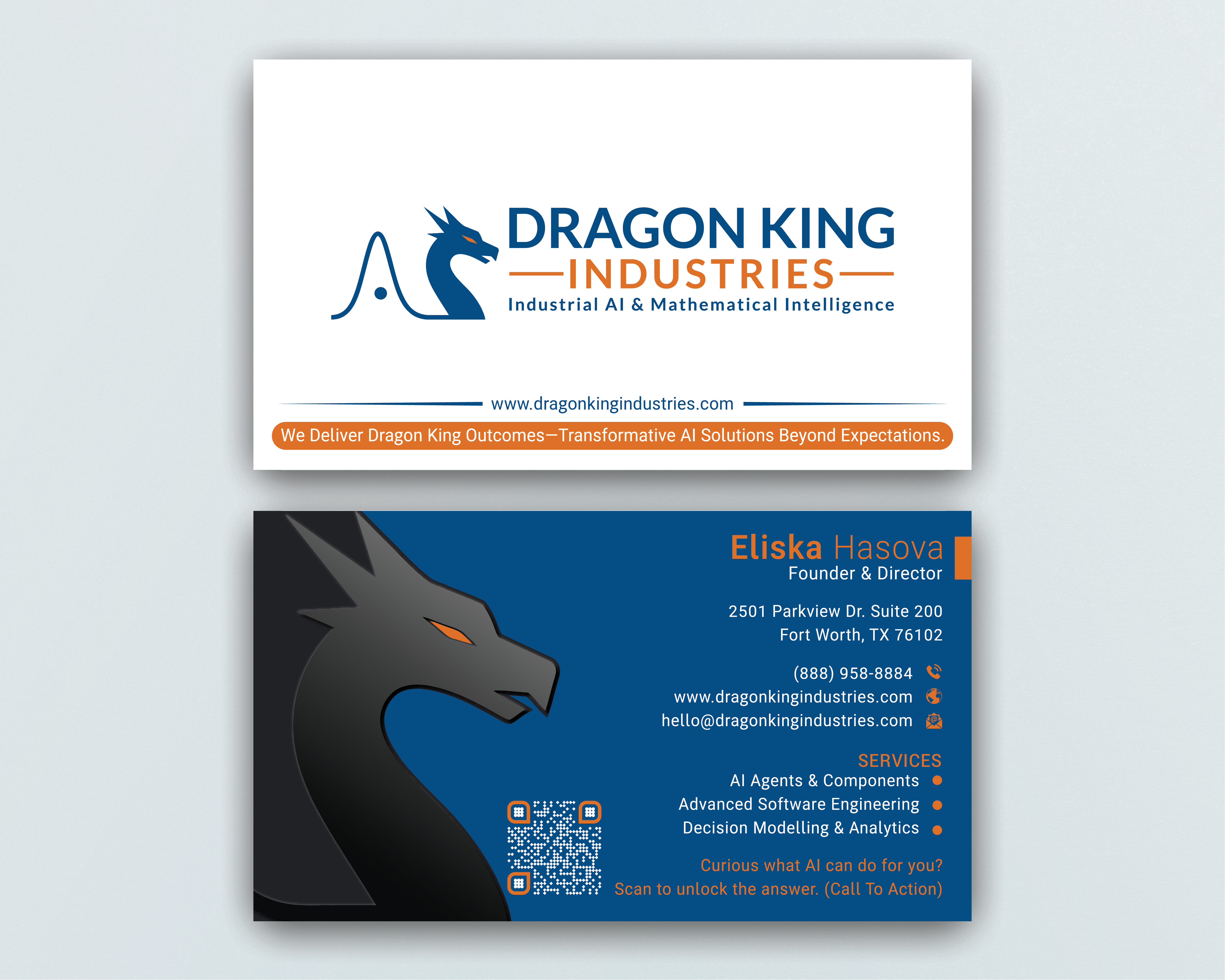Visitenkarten-Design von DesignerShahadat für Dragon King Industries | Design #35636800
