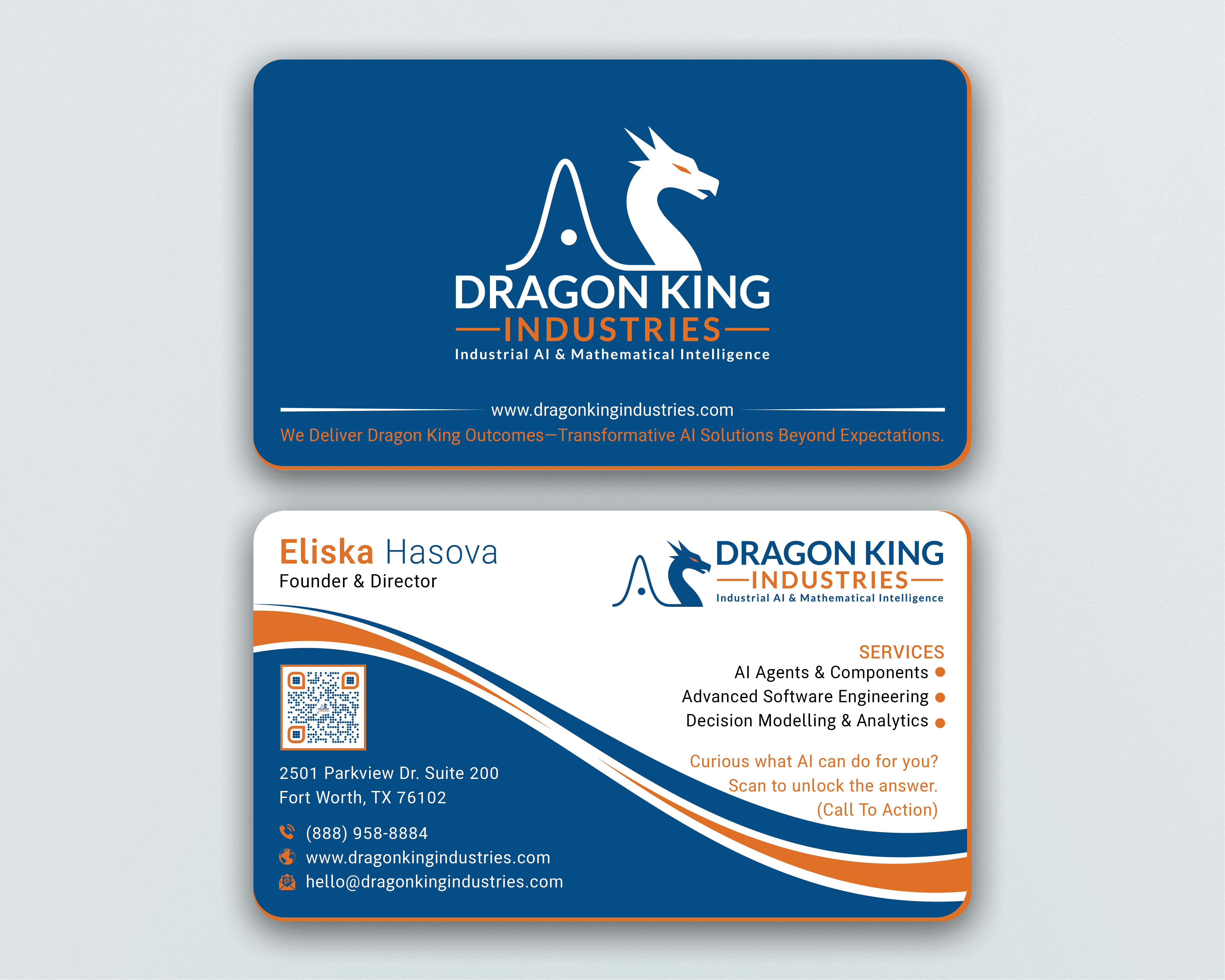 Visitenkarten-Design von DesignerShahadat für Dragon King Industries | Design #35636802