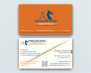Visitenkarten-Design von DesignerShahadat für Dragon King Industries | Design: #35636804