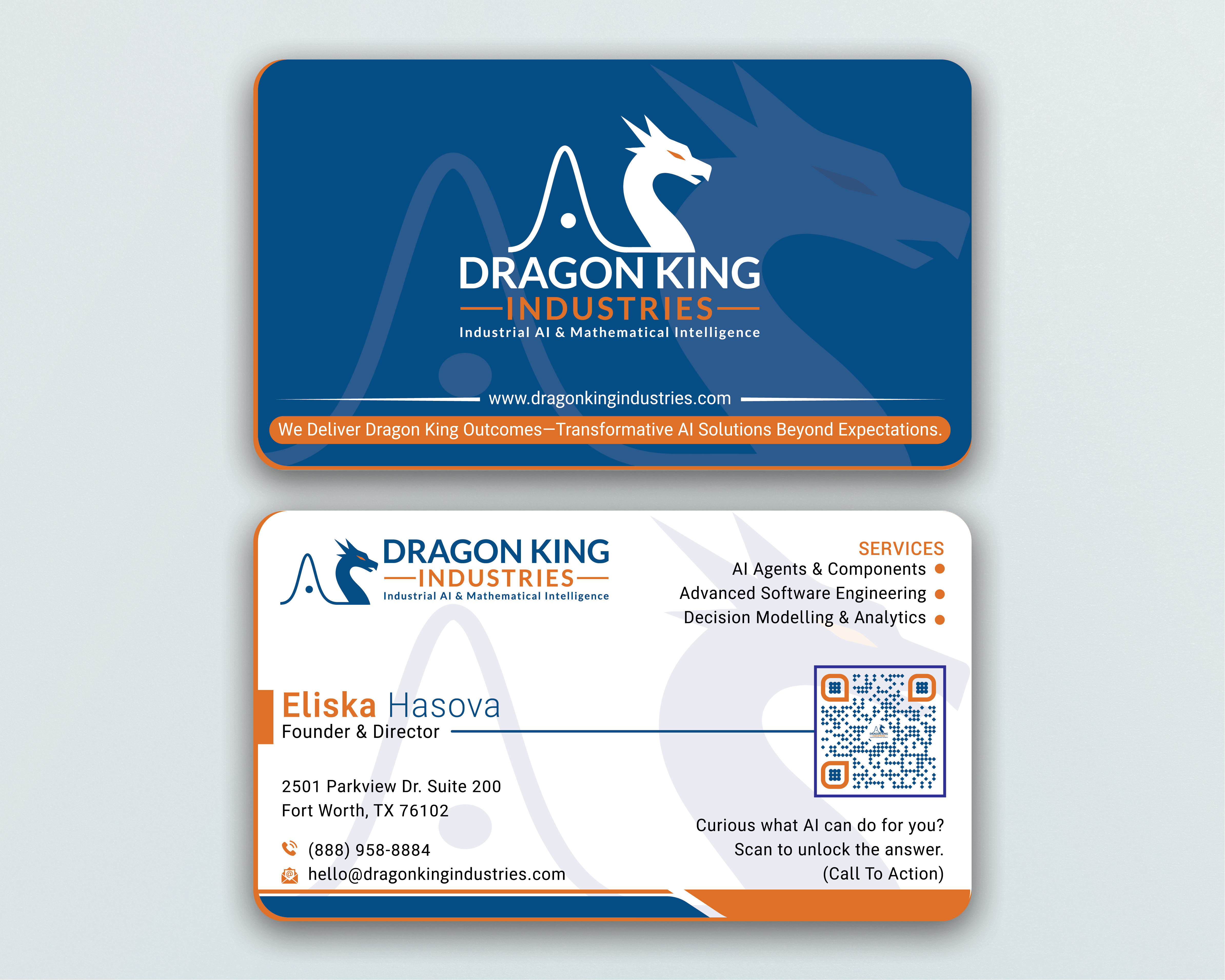 Visitenkarten-Design von DesignerShahadat für Dragon King Industries | Design #35640360