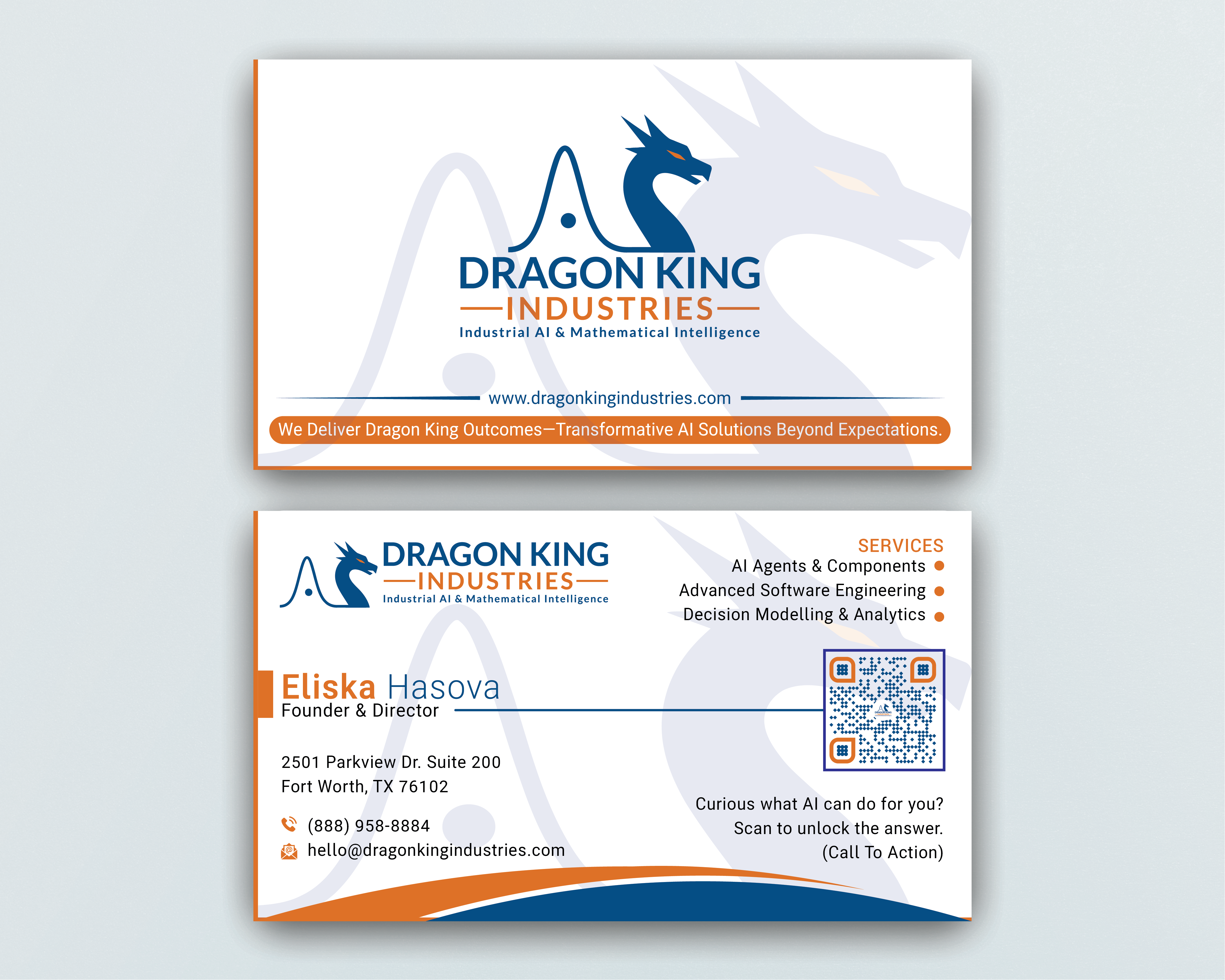 Visitenkarten-Design von DesignerShahadat für Dragon King Industries | Design #35640376