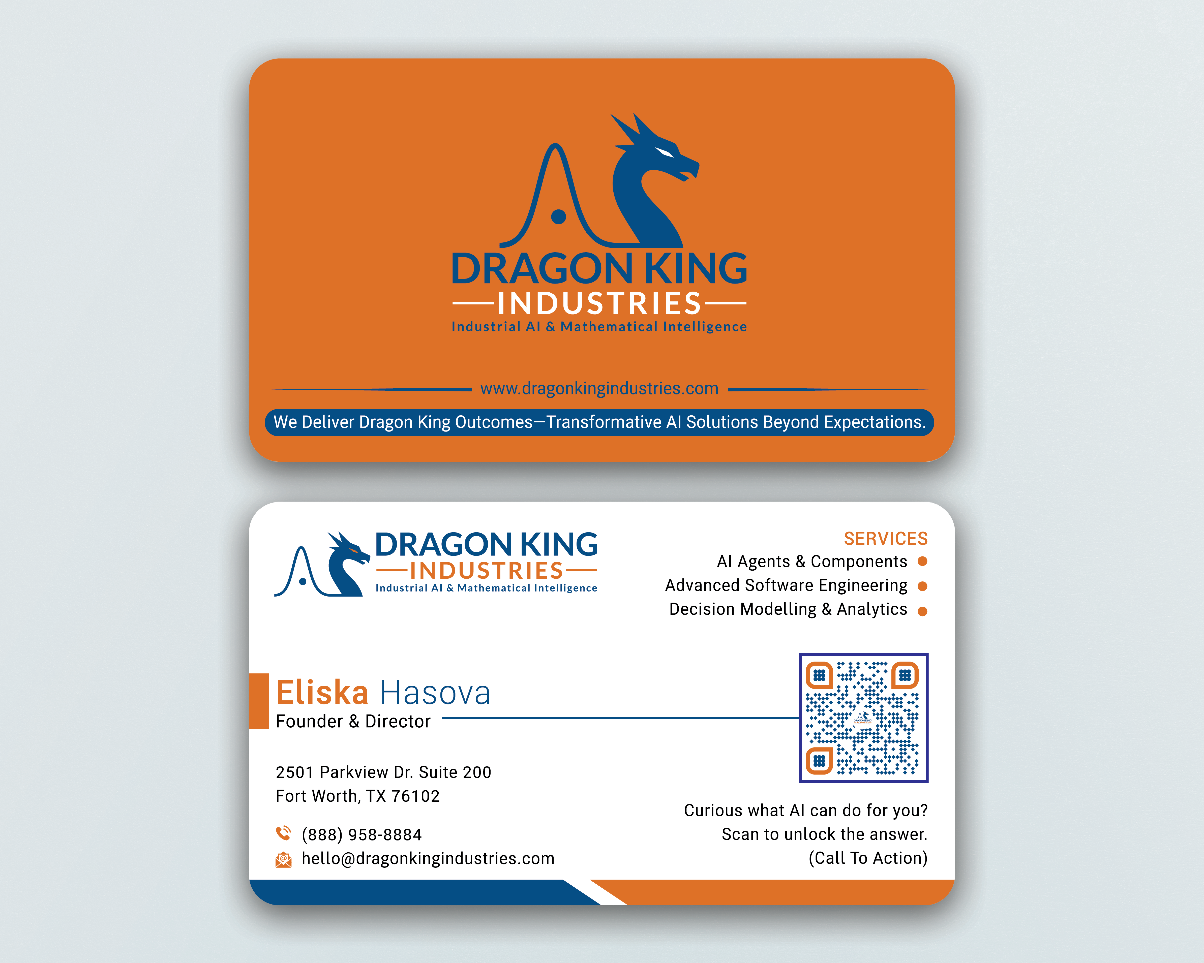 Visitenkarten-Design von DesignerShahadat für Dragon King Industries | Design #35640429