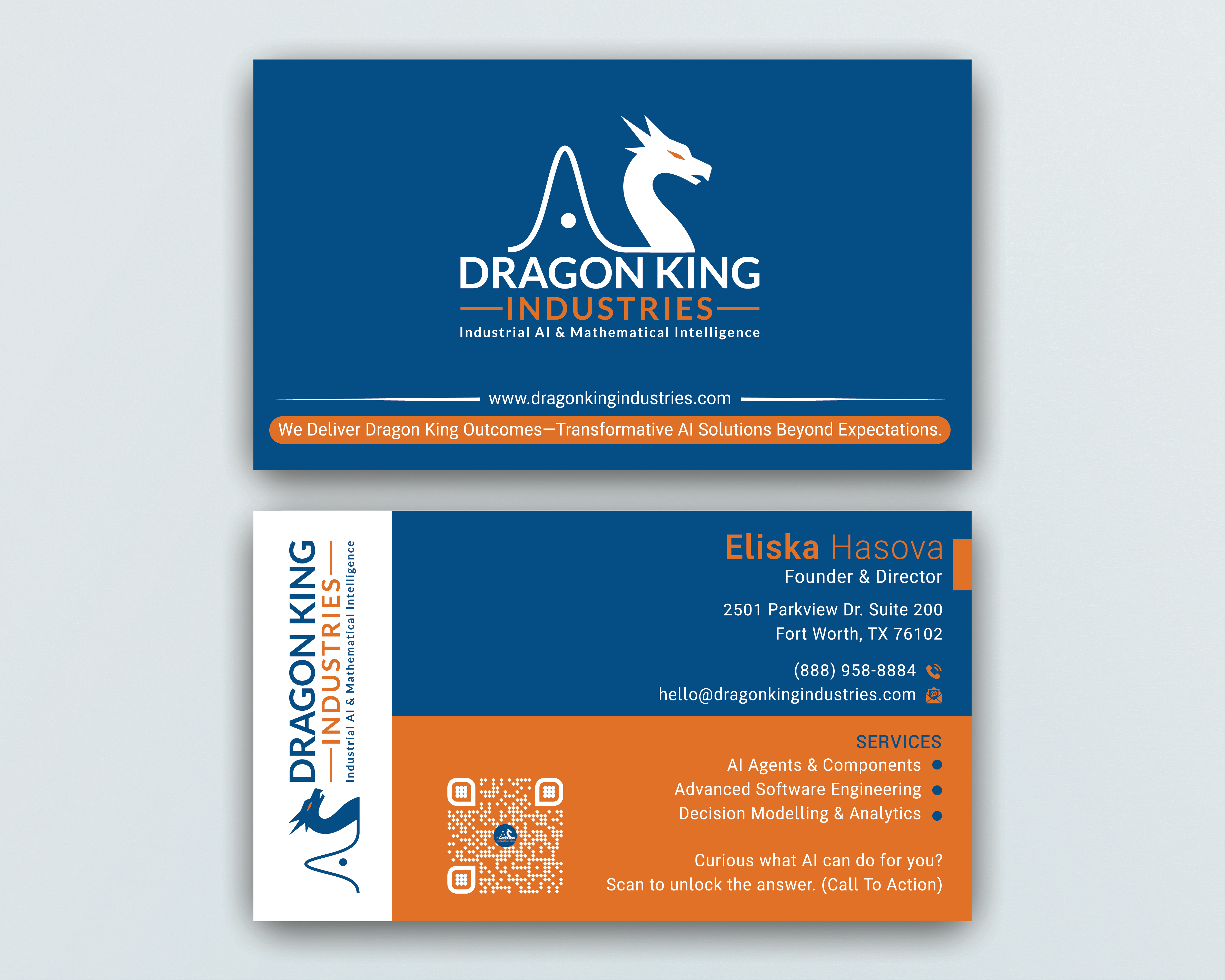 Business Card Design by DesignerShahadat for Dragon King Industries | Design #35641170