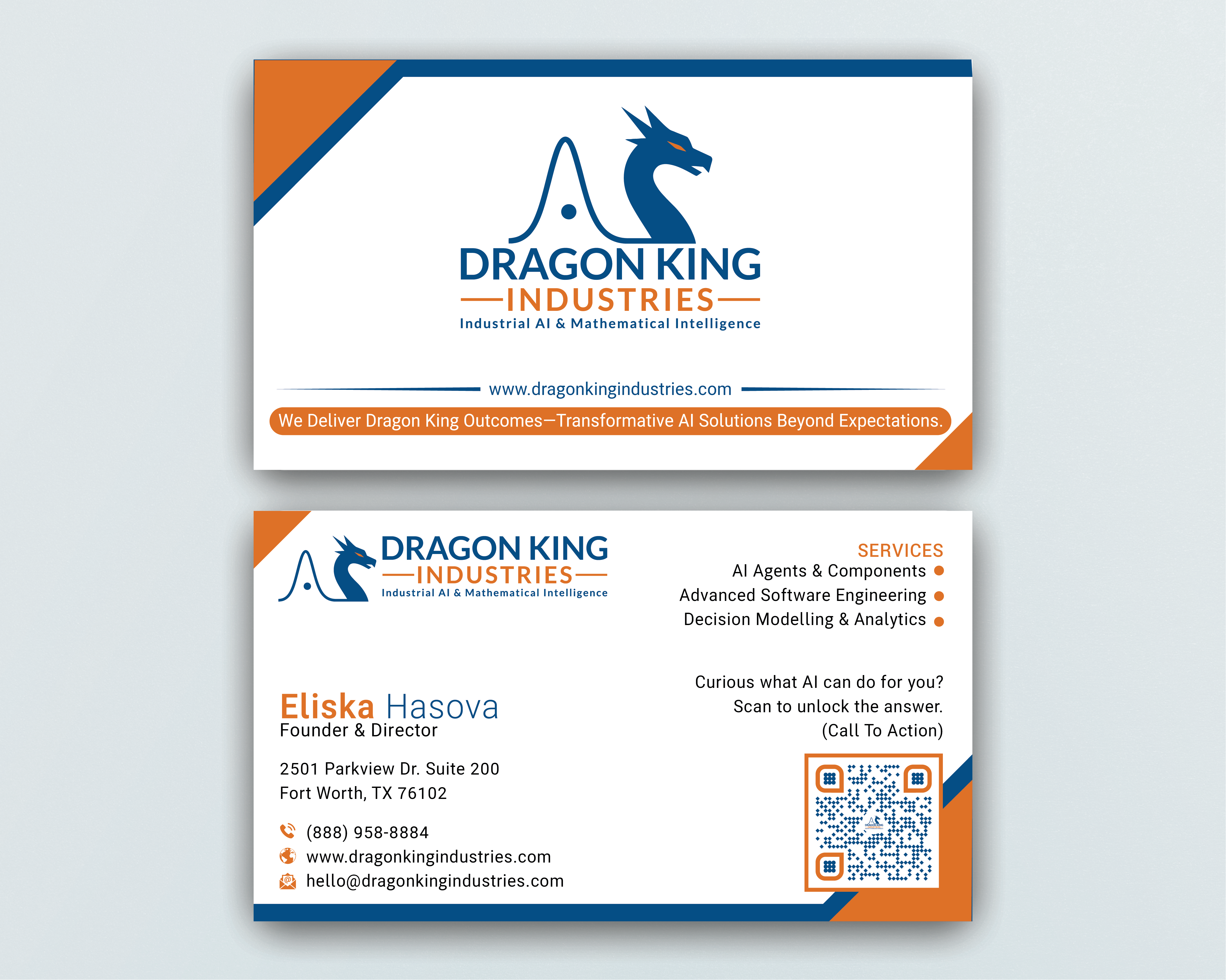 Business Card Design by DesignerShahadat for Dragon King Industries | Design #35641181