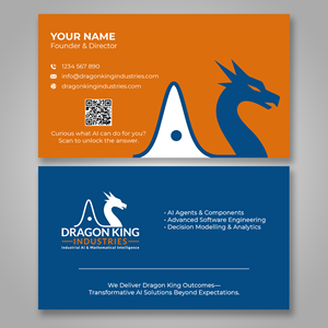 Visitenkarten-Design von YourLogoMaster für Dragon King Industries | Design: #35643852