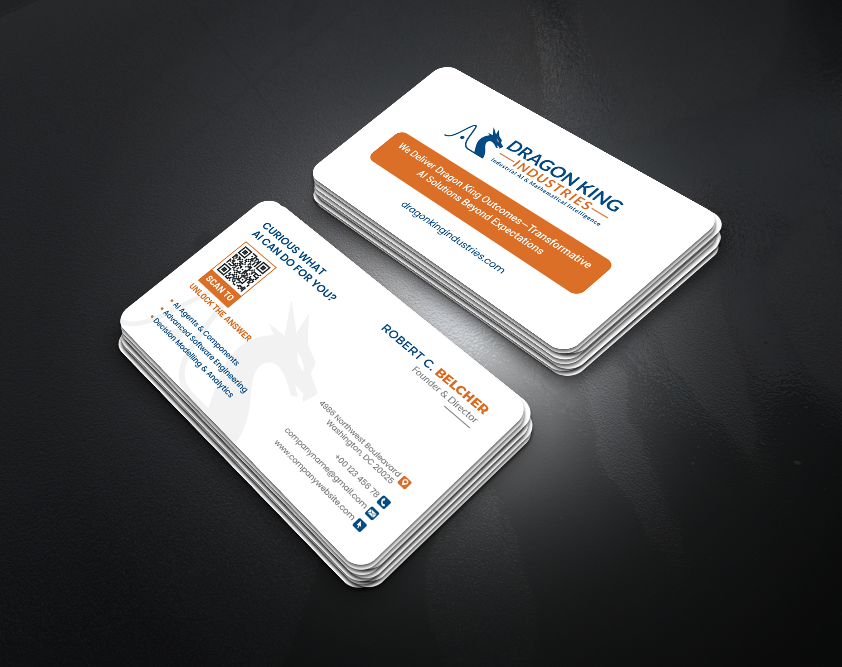 Business Card Design by artbitin for Dragon King Industries | Design #35639649