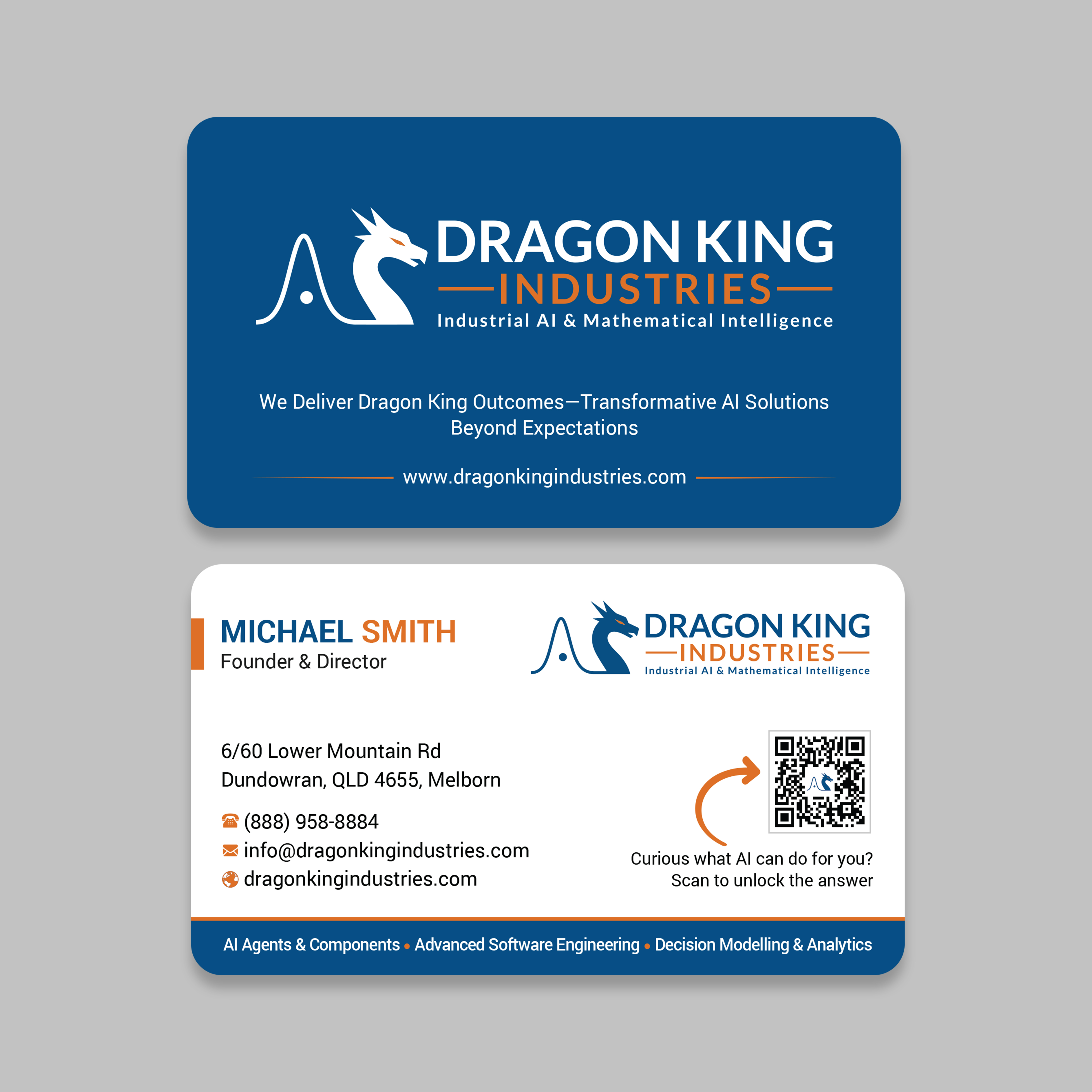 Visitenkarten-Design von Sabbir_2025 für Dragon King Industries | Design #35673149