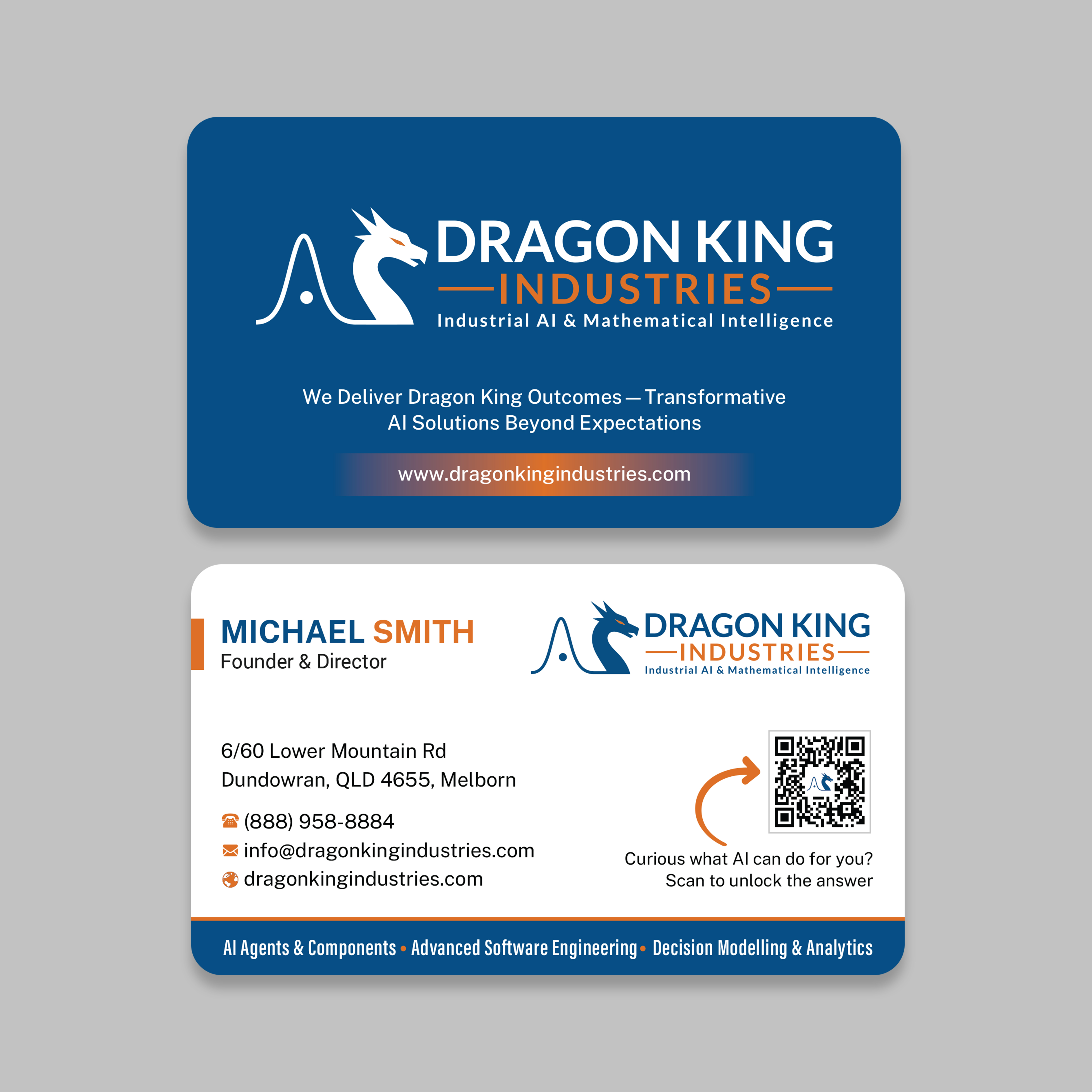 Business Card Design by Sabbir_2025 for Dragon King Industries | Design #35673152