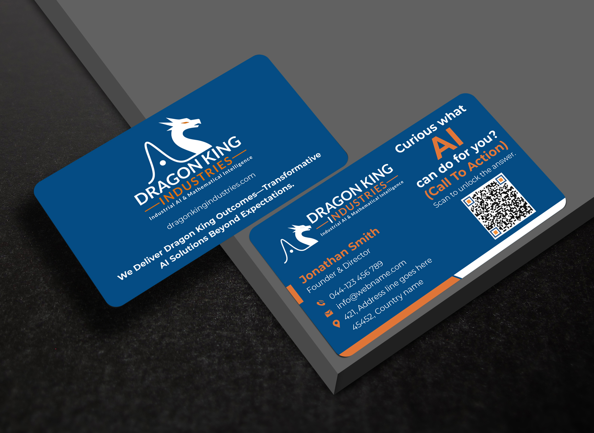 Visitenkarten-Design von freelancer75 für Dragon King Industries | Design #35635657