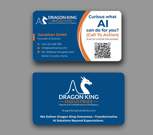 Visitenkarten-Design von freelancer75 für Dragon King Industries | Design: #35635970