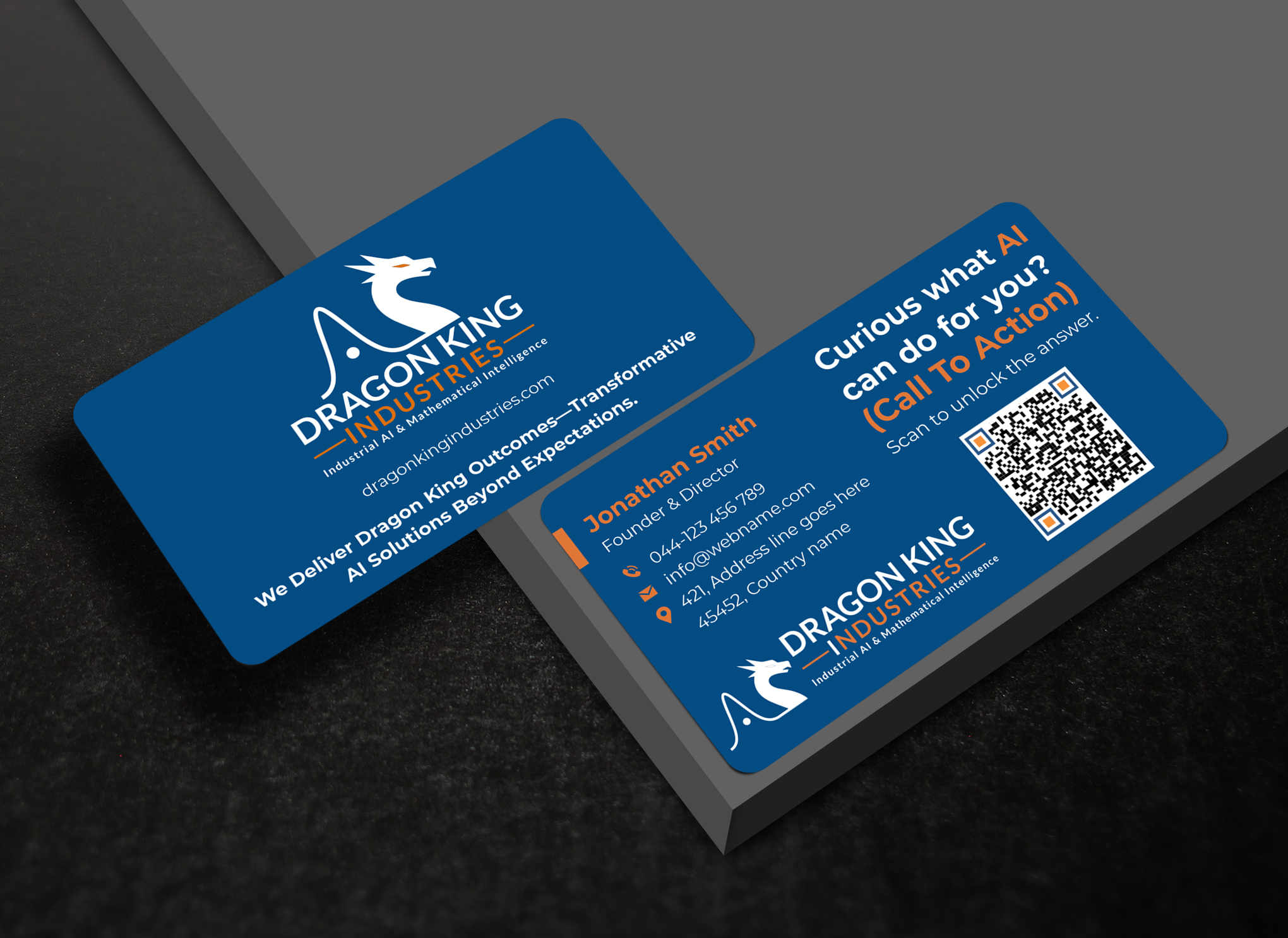 Visitenkarten-Design von freelancer75 für Dragon King Industries | Design #35636570