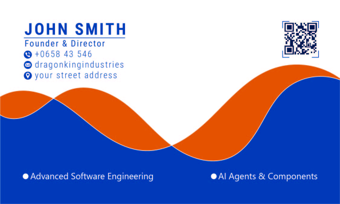 Visitenkarten-Design von Mk Pixel für Dragon King Industries | Design #35664876