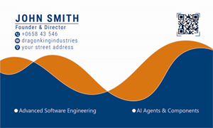 Business Card Design by Mk Pixel for Dragon King Industries | Design: #35664876