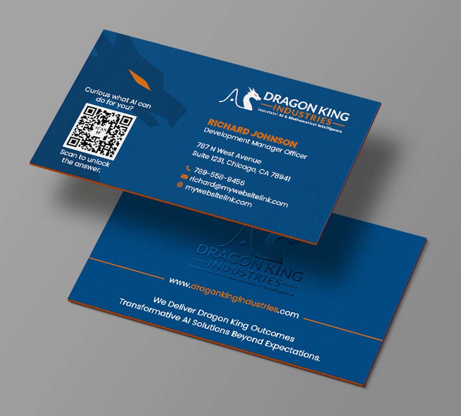 Visitenkarten-Design von Xpert für Dragon King Industries | Design #35633069