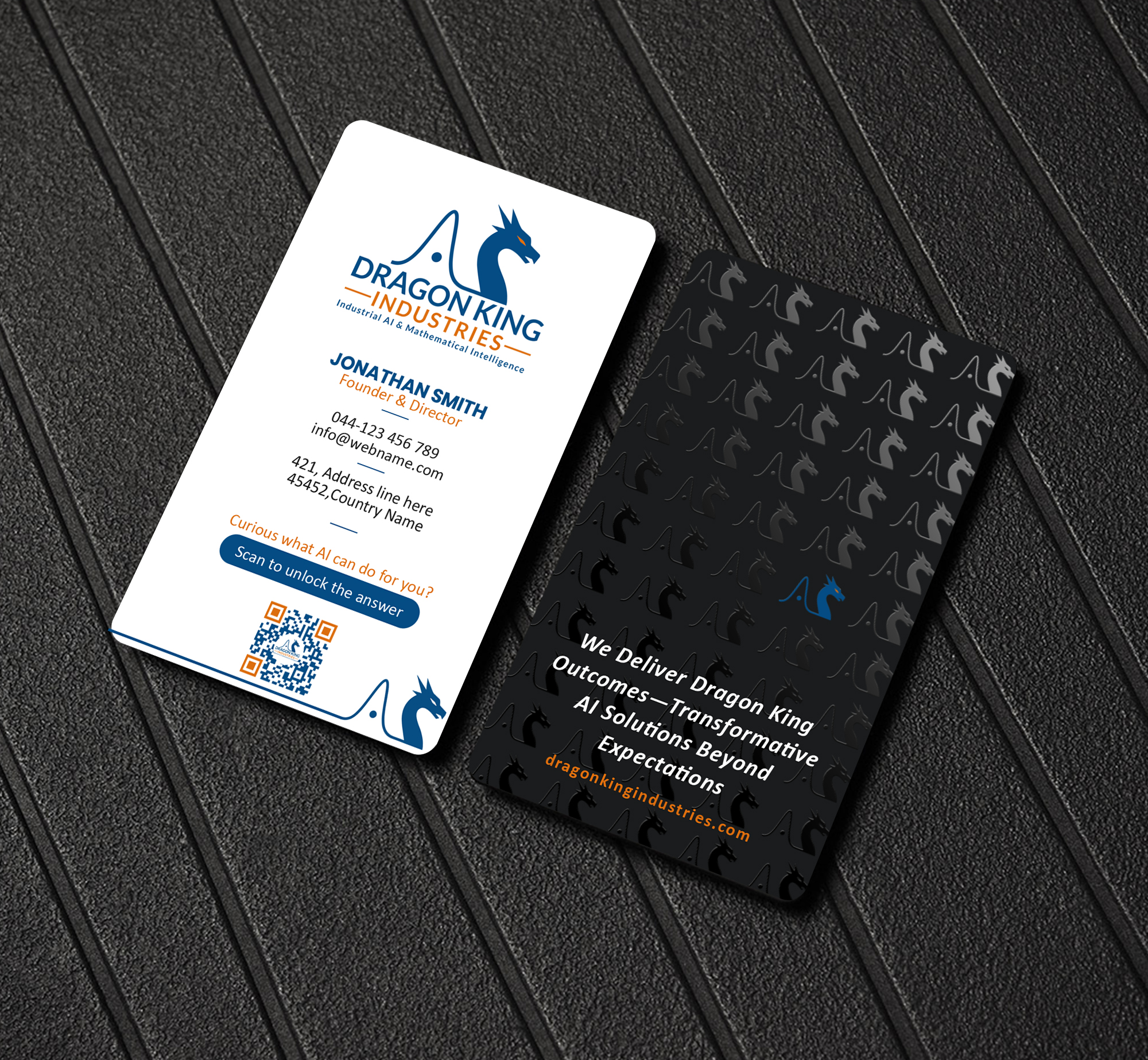 Diseño de Tarjeta de Presentación por Creations Box 2015 para Dragon King Industries | Diseño #35643088