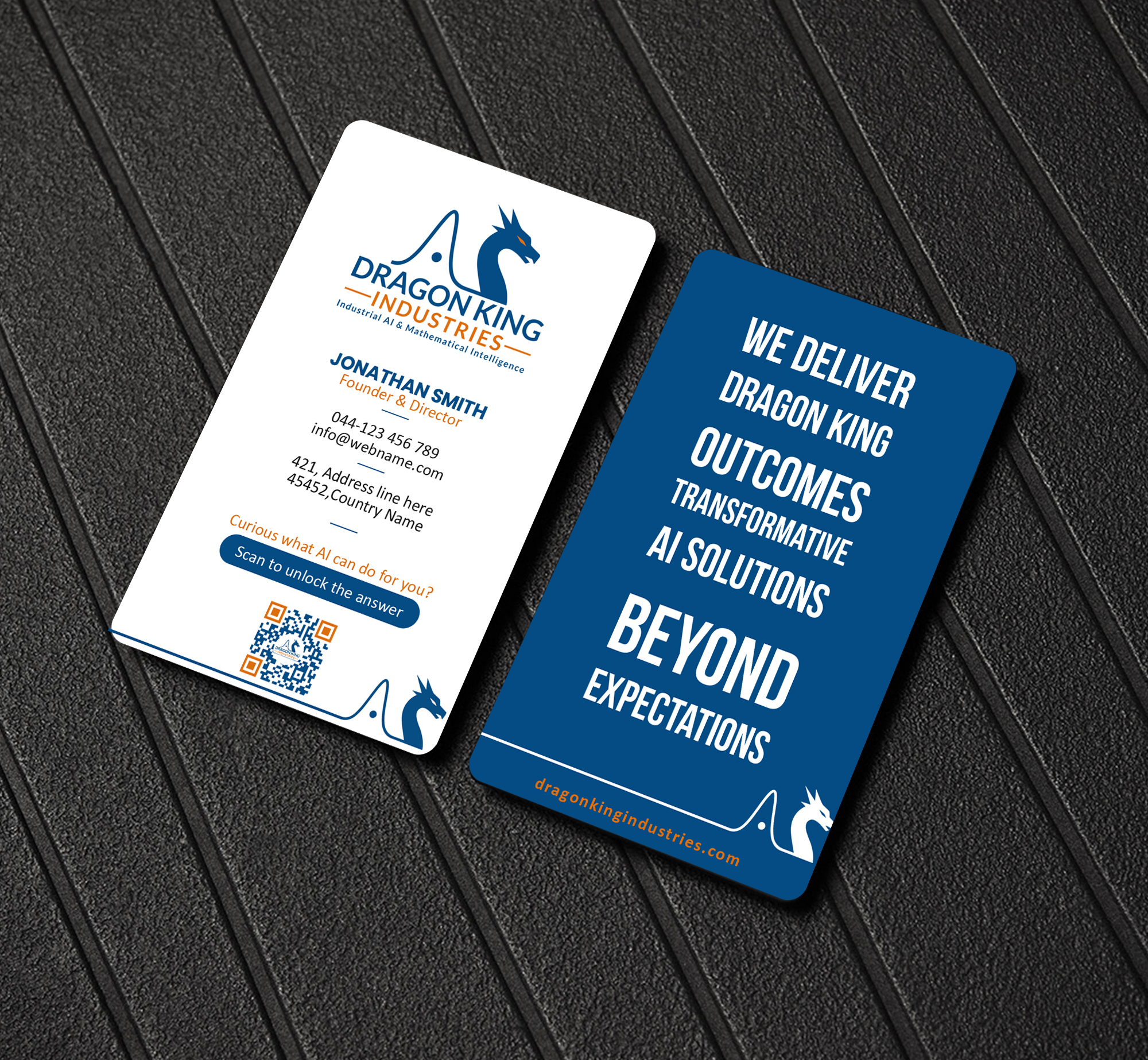 Business Card Design by Creations Box 2015 for Dragon King Industries | Design #35643089