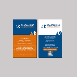 Business Card Design by Creations Box 2015 for Dragon King Industries | Design: #35643096
