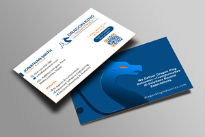 Design de Carte de Visite par Creations Box 2015 pour Dragon King Industries | Design : #35643107