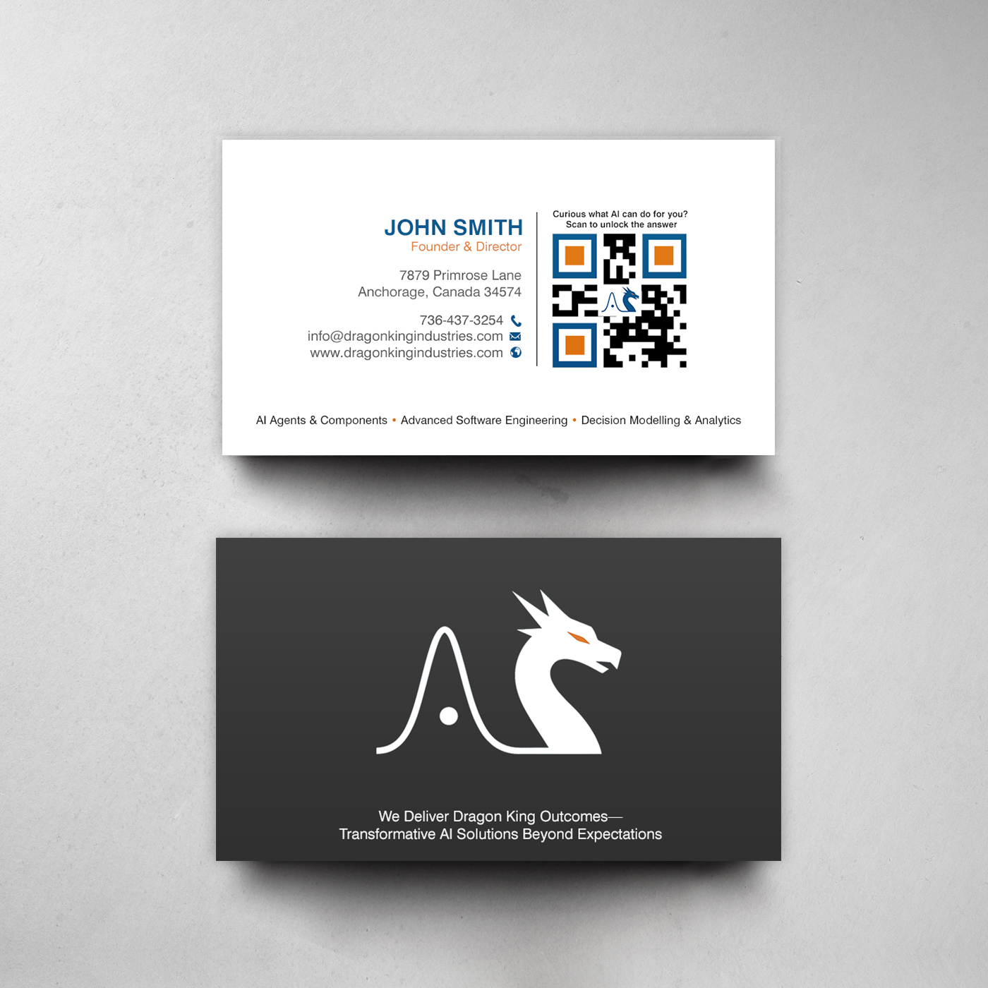 Business Card Design by chandrayaan.creative for Dragon King Industries | Design #35641624