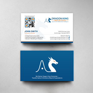 Business Card Design by chandrayaan.creative for Dragon King Industries | Design: #35641628