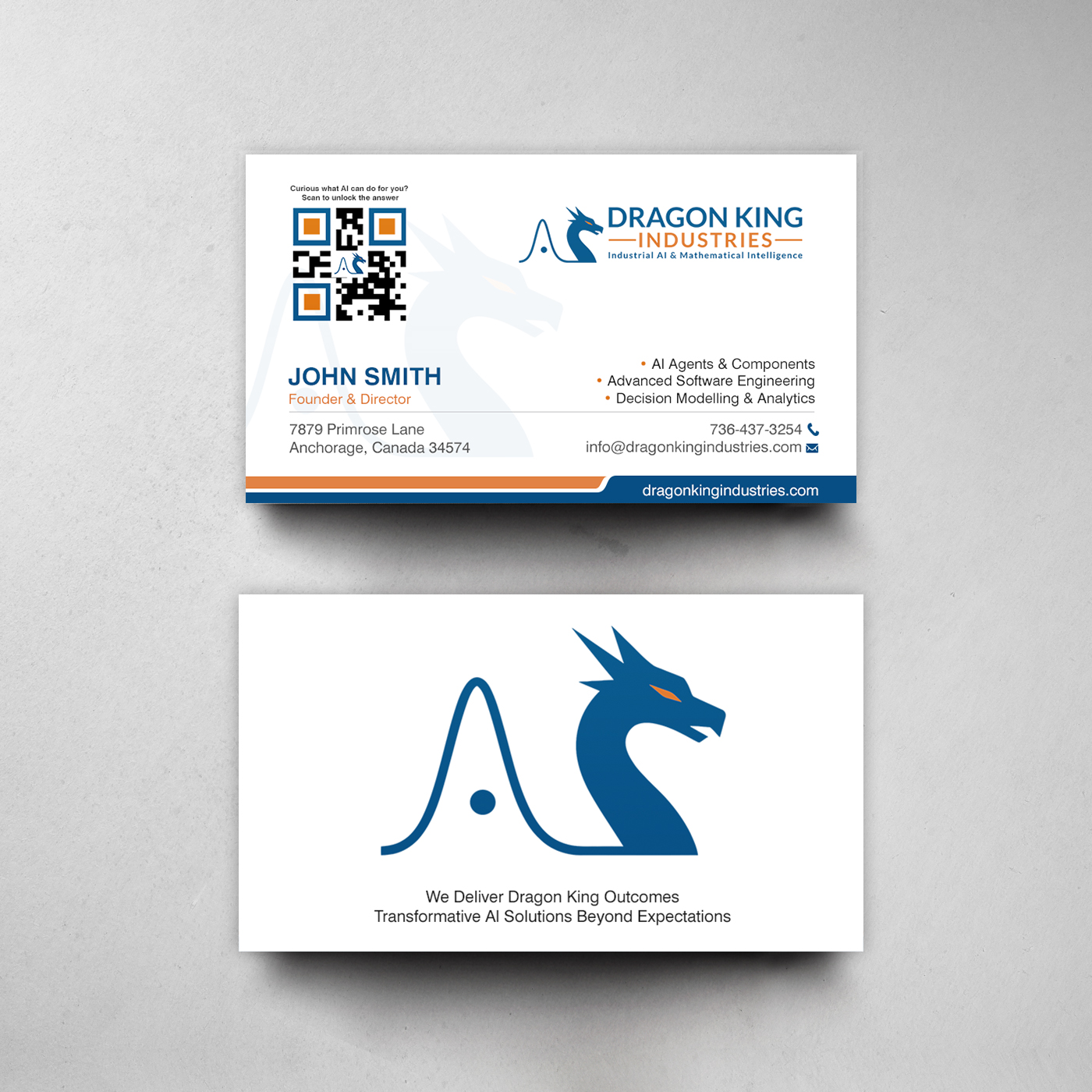 Business Card Design by chandrayaan.creative for Dragon King Industries | Design #35641629