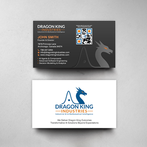 Business Card Design by chandrayaan.creative for Dragon King Industries | Design: #35641639
