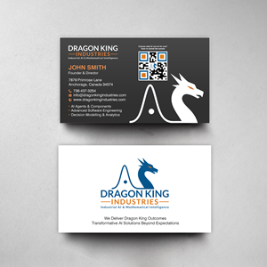 Business Card Design by chandrayaan.creative for Dragon King Industries | Design: #35641640