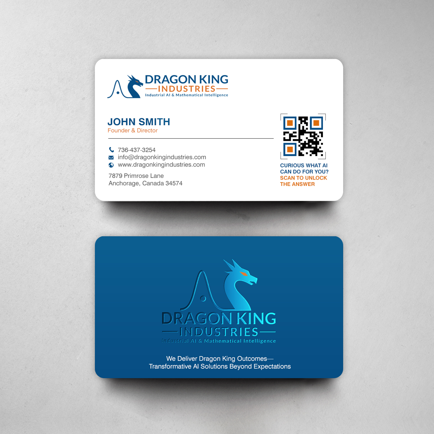 Business Card Design by chandrayaan.creative for Dragon King Industries | Design #35646861