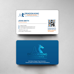 Business Card Design by chandrayaan.creative for Dragon King Industries | Design: #35646861