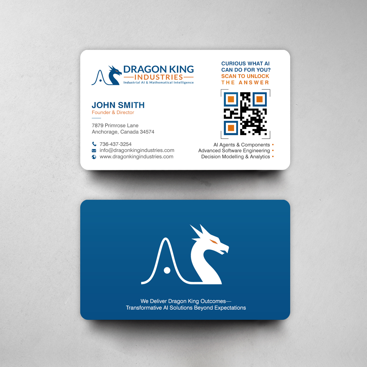 Business Card Design by chandrayaan.creative for Dragon King Industries | Design #35646862