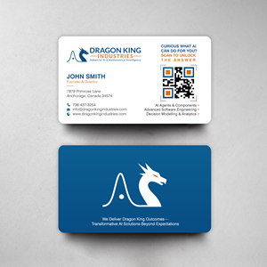 Business Card Design by chandrayaan.creative for Dragon King Industries | Design: #35646862
