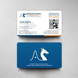 Business Card Design by chandrayaan.creative for Dragon King Industries | Design: #35646863