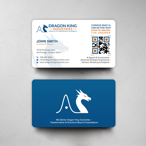Business Card Design by chandrayaan.creative for Dragon King Industries | Design: #35646864