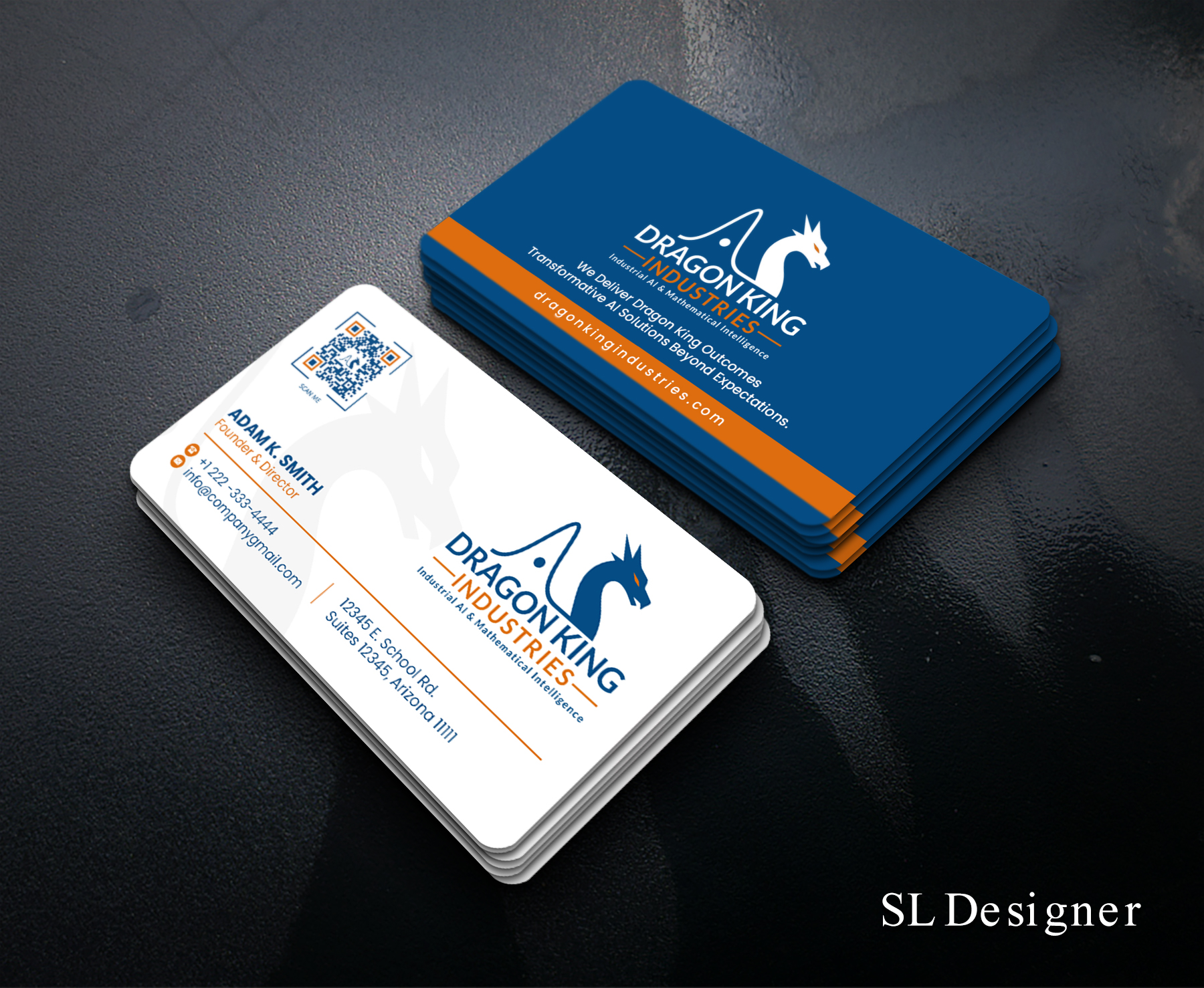 Business Card Design by SL Designer for Dragon King Industries | Design #35637976