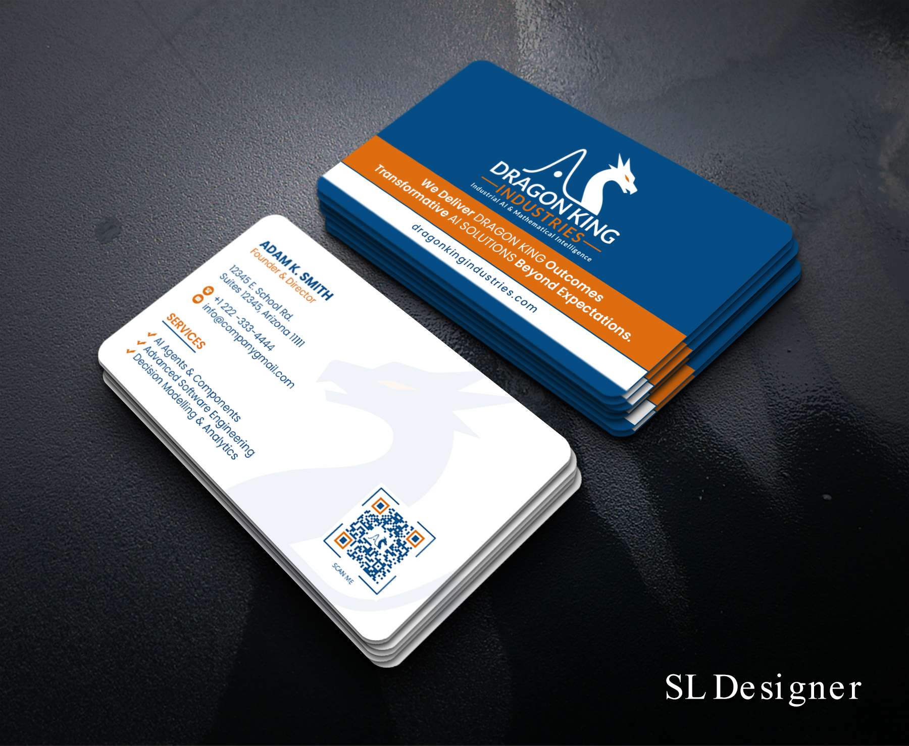 Business Card Design by SL Designer for Dragon King Industries | Design #35637979