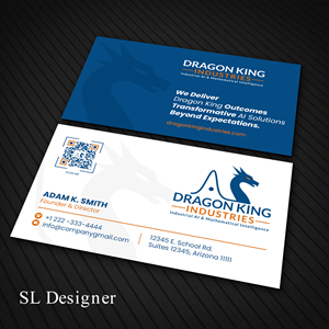 Design de Carte de Visite par SL Designer pour Dragon King Industries | Design : #35637980